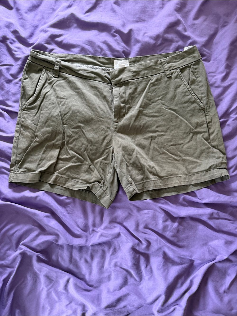 Caslon Olive Green Women's Bermuda Shorts